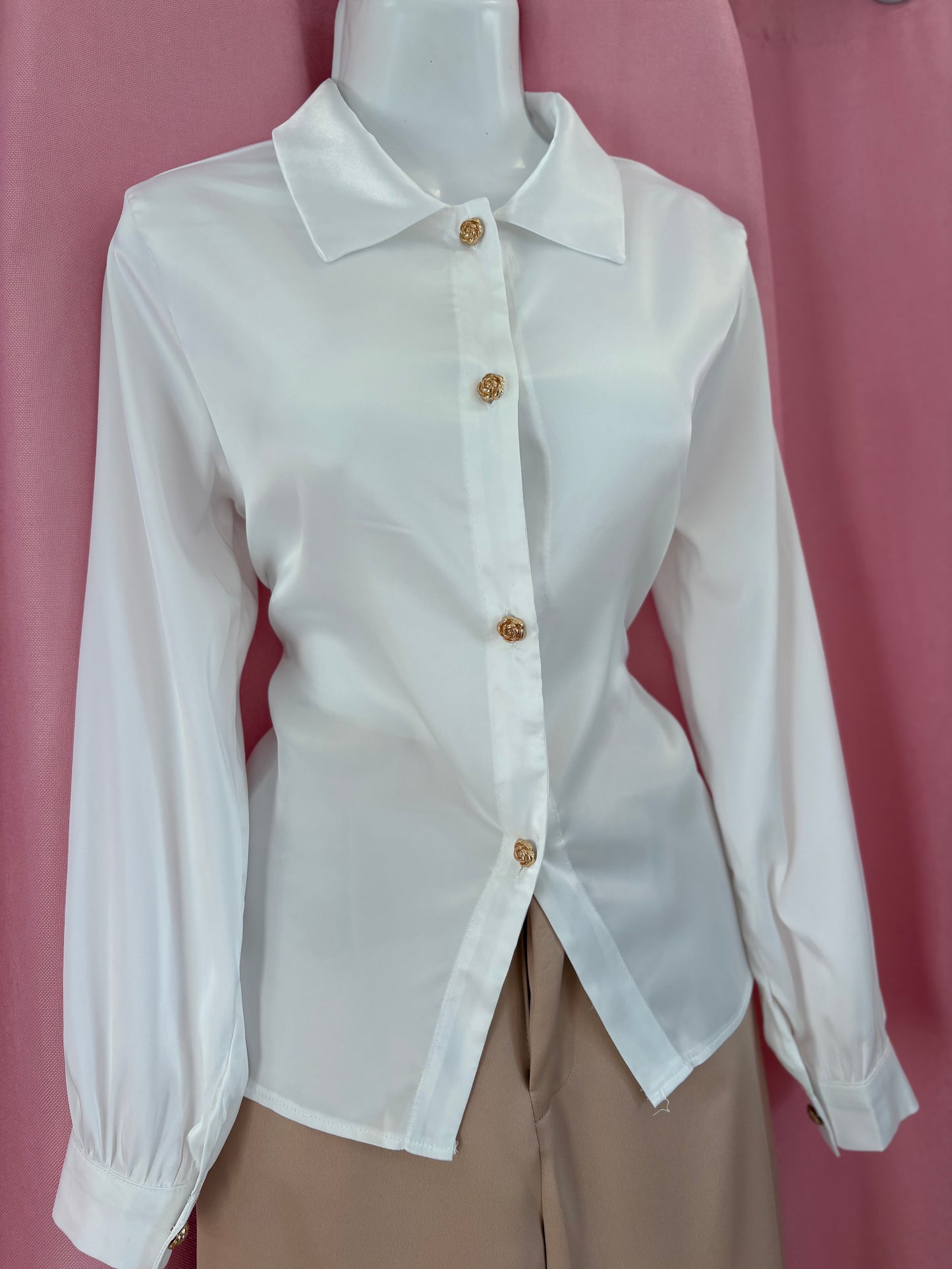 Golden bloom blouse