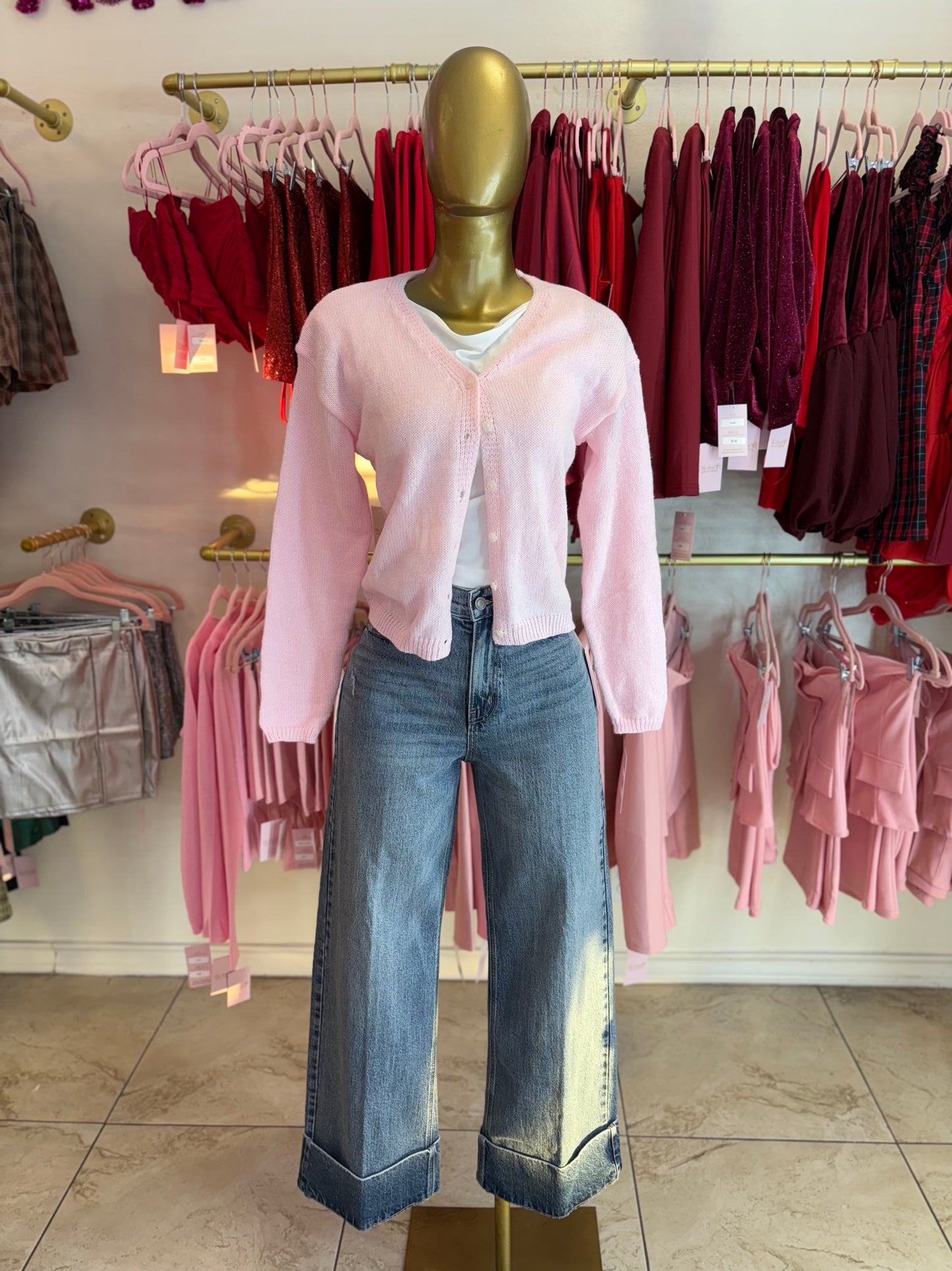 Pink Sweetheart Cardigan