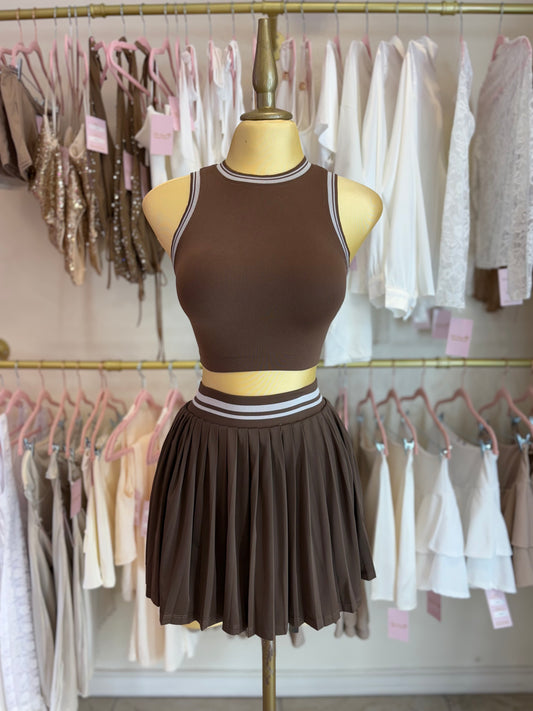 Mocha Sporty Chic Set