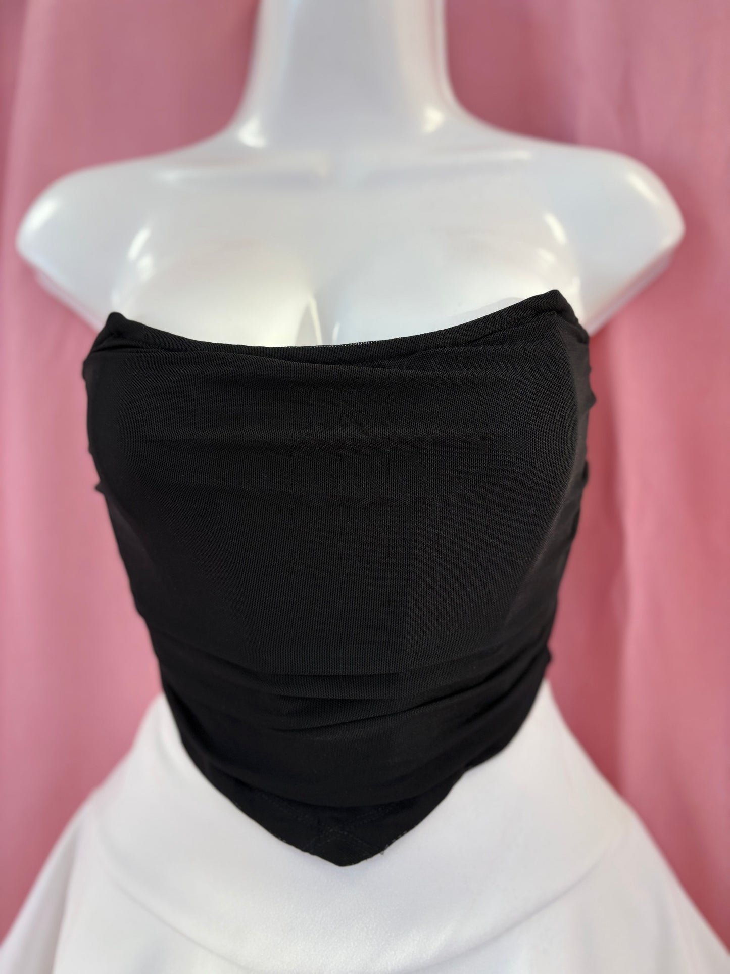 Black corset top