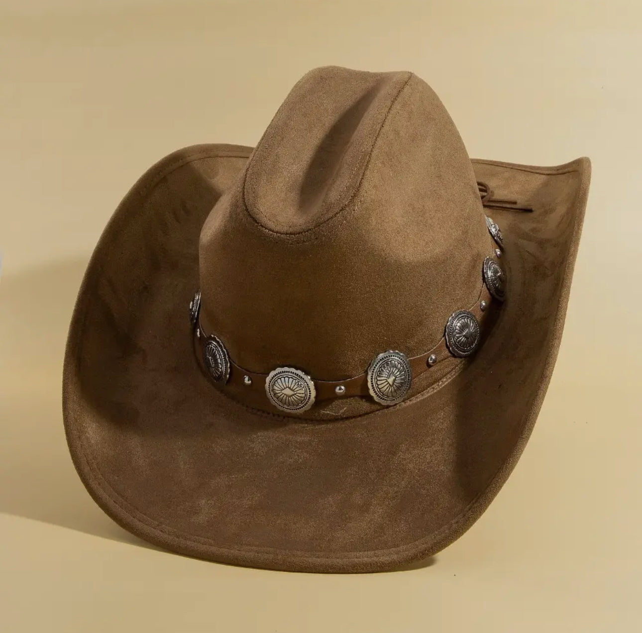 Saddle Wood Concho Hat