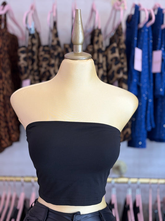 Black tube top