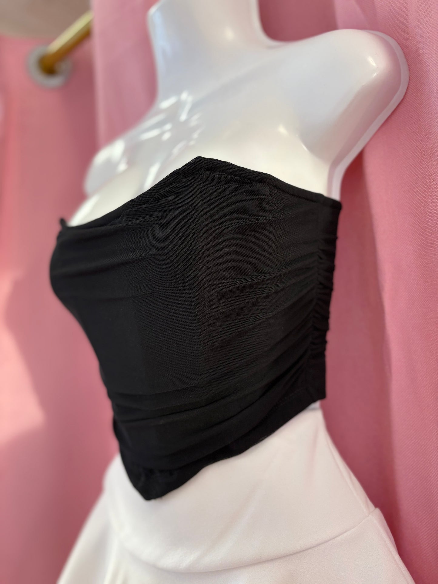 Black corset top