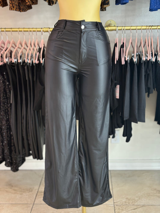 Black Leather Pants