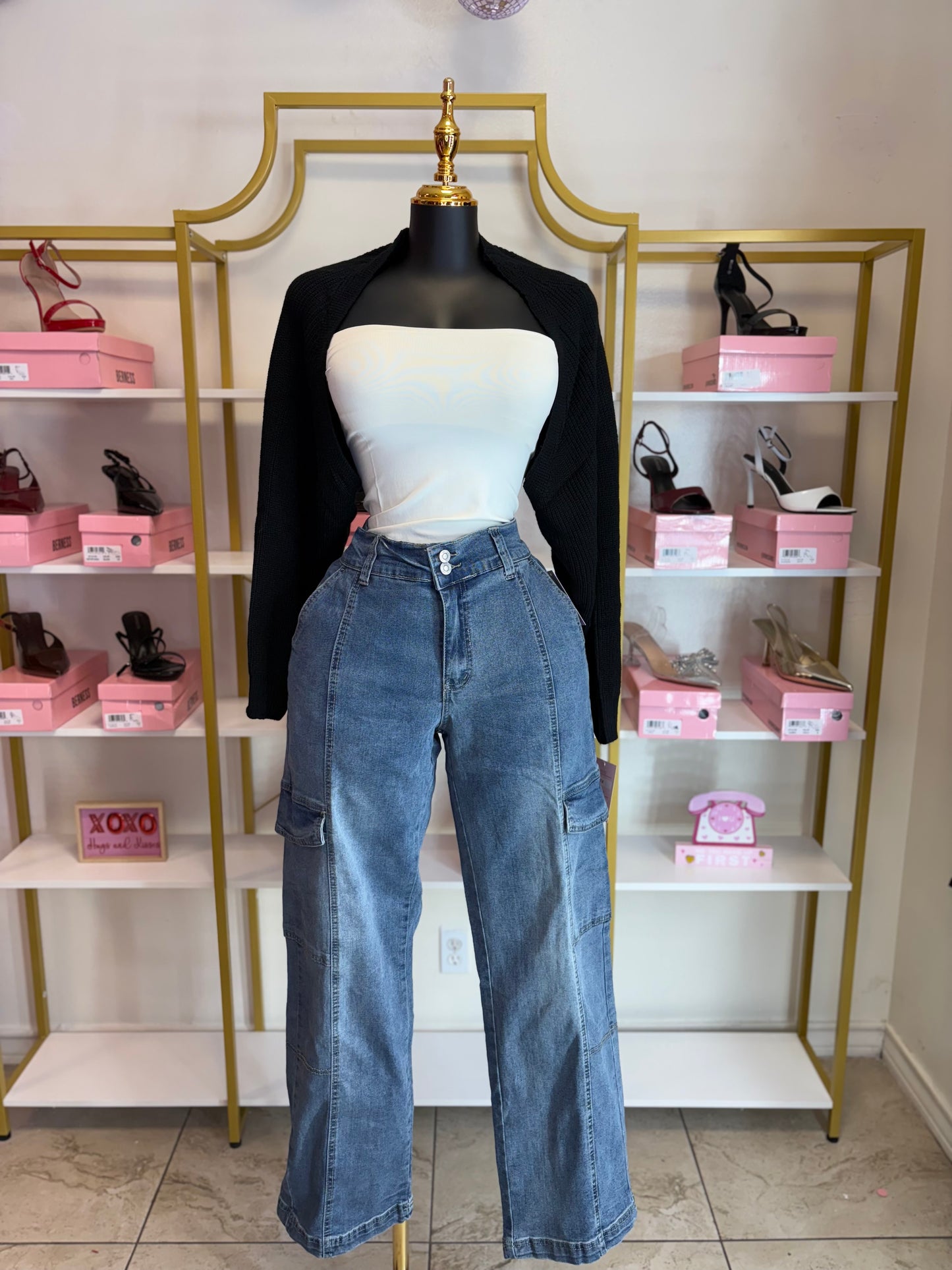 Black bolero - plus size