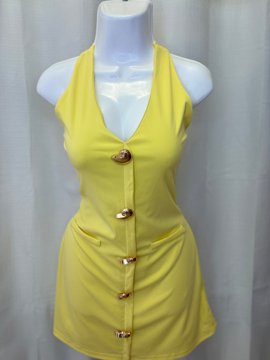 Golden shells dress