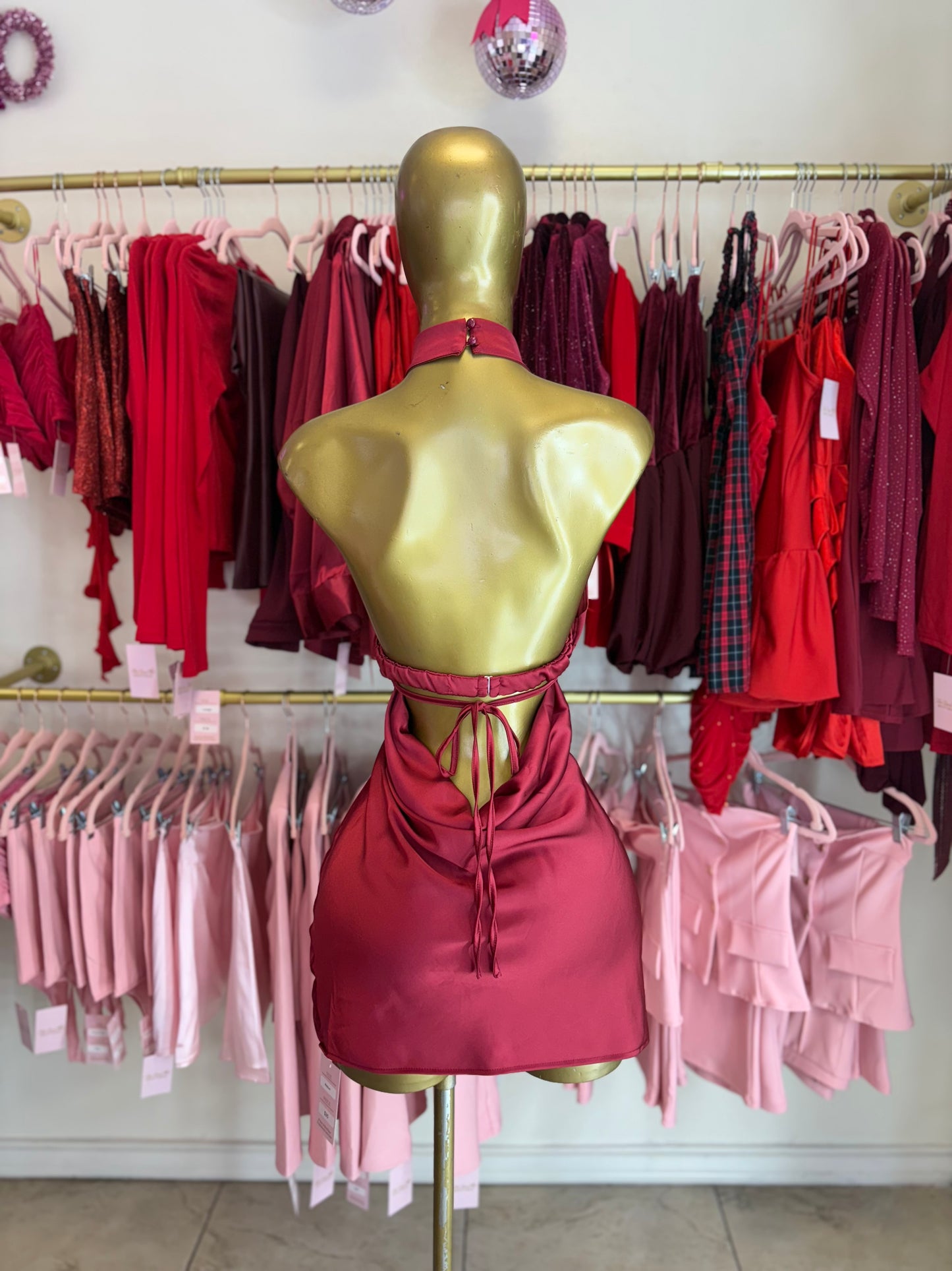 Cupid’s Whisper Dress – Red