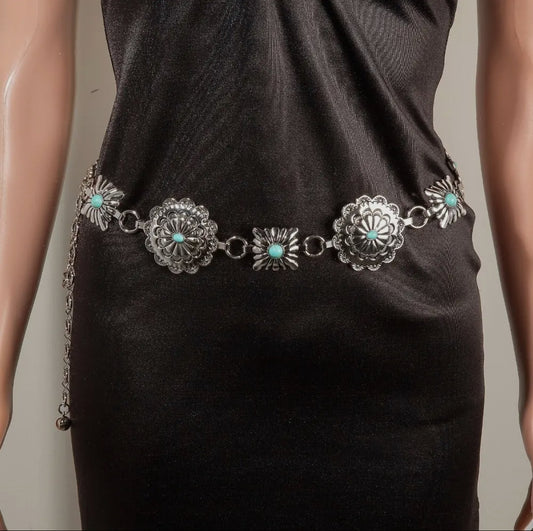 Turquoise bloom belt