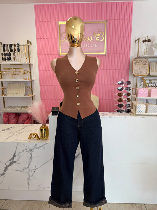 The Signature Vest - Mocha