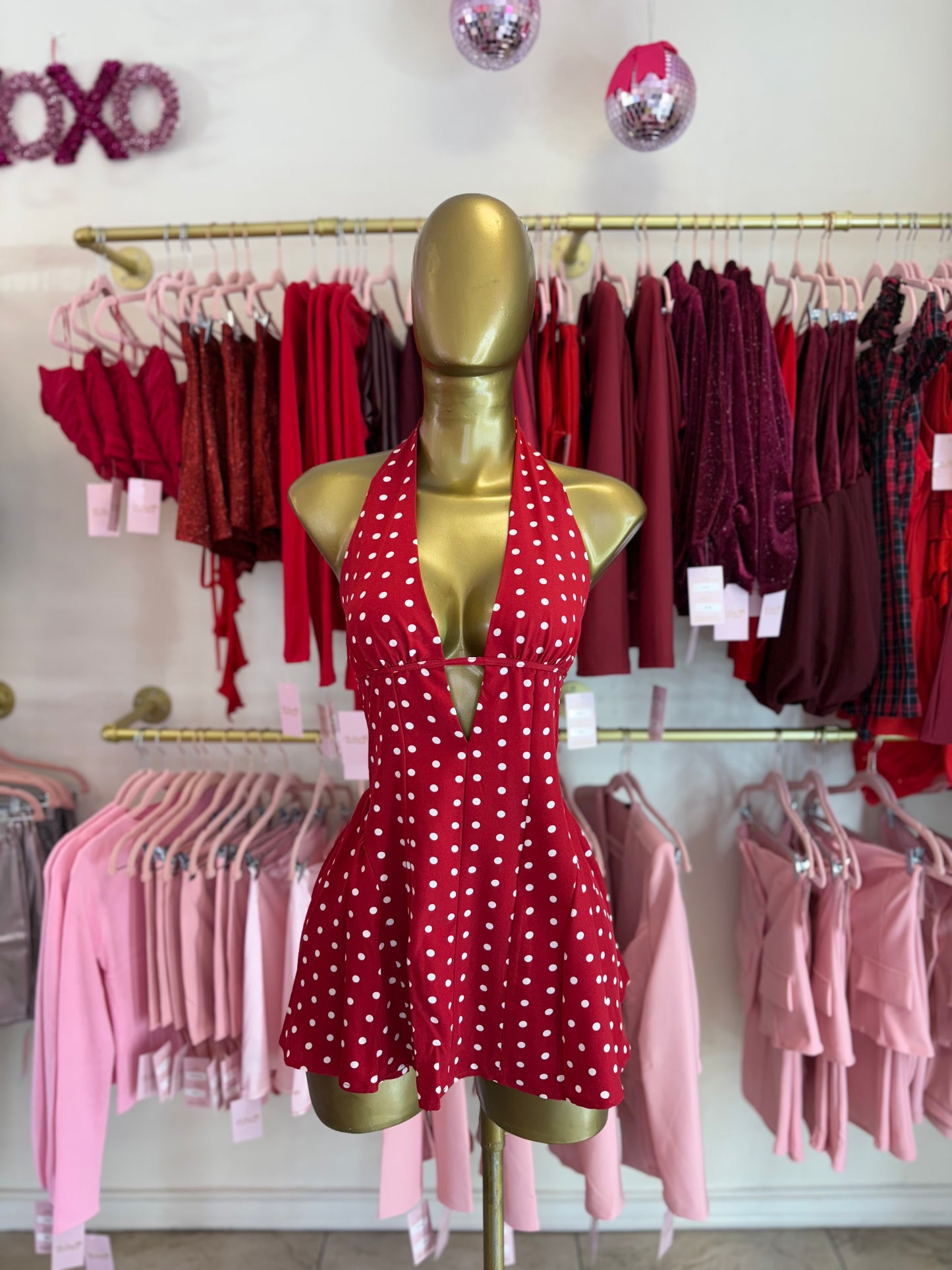 Be Mine Polka Dress