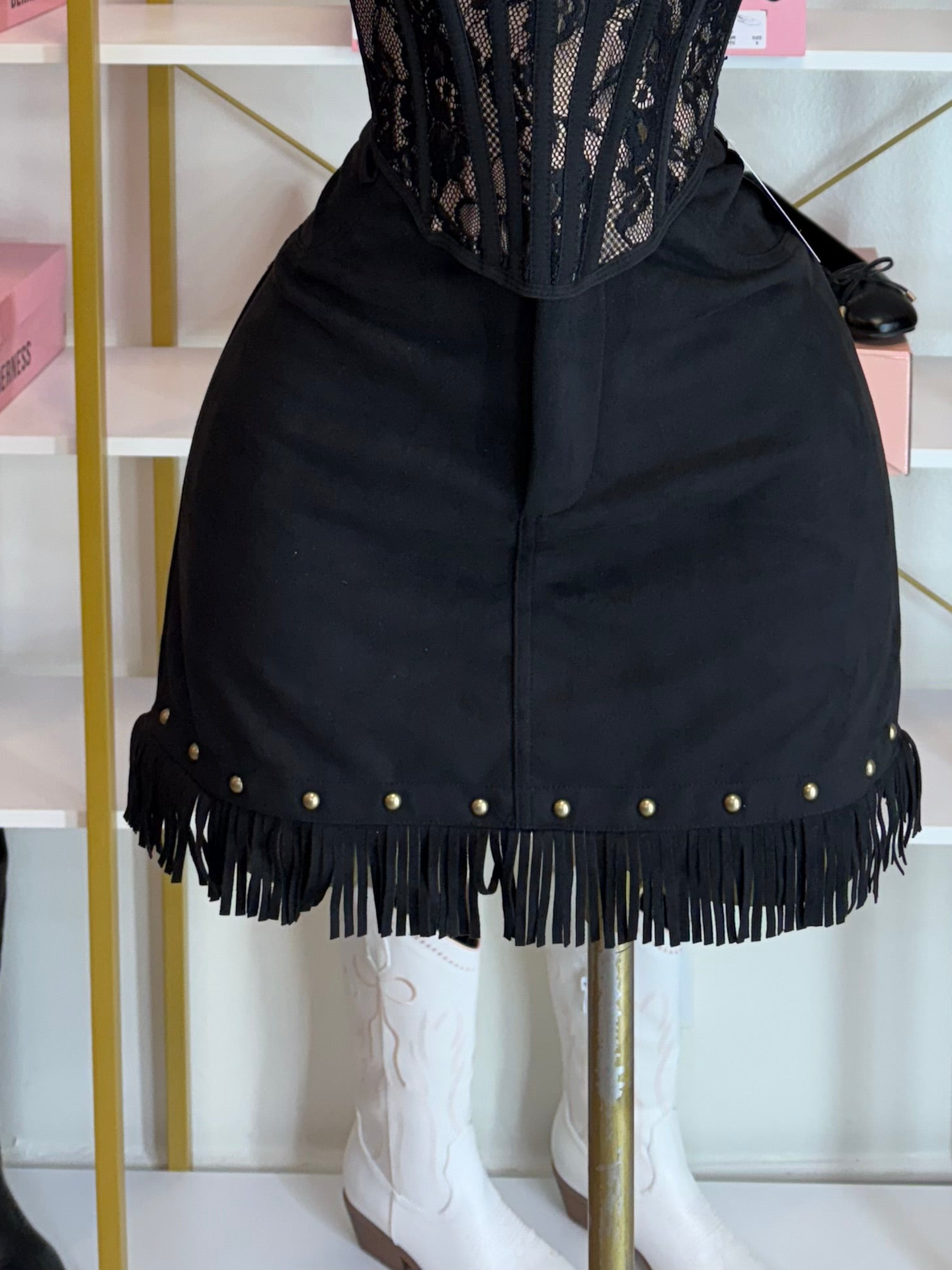 Midnight Fringe Skirt