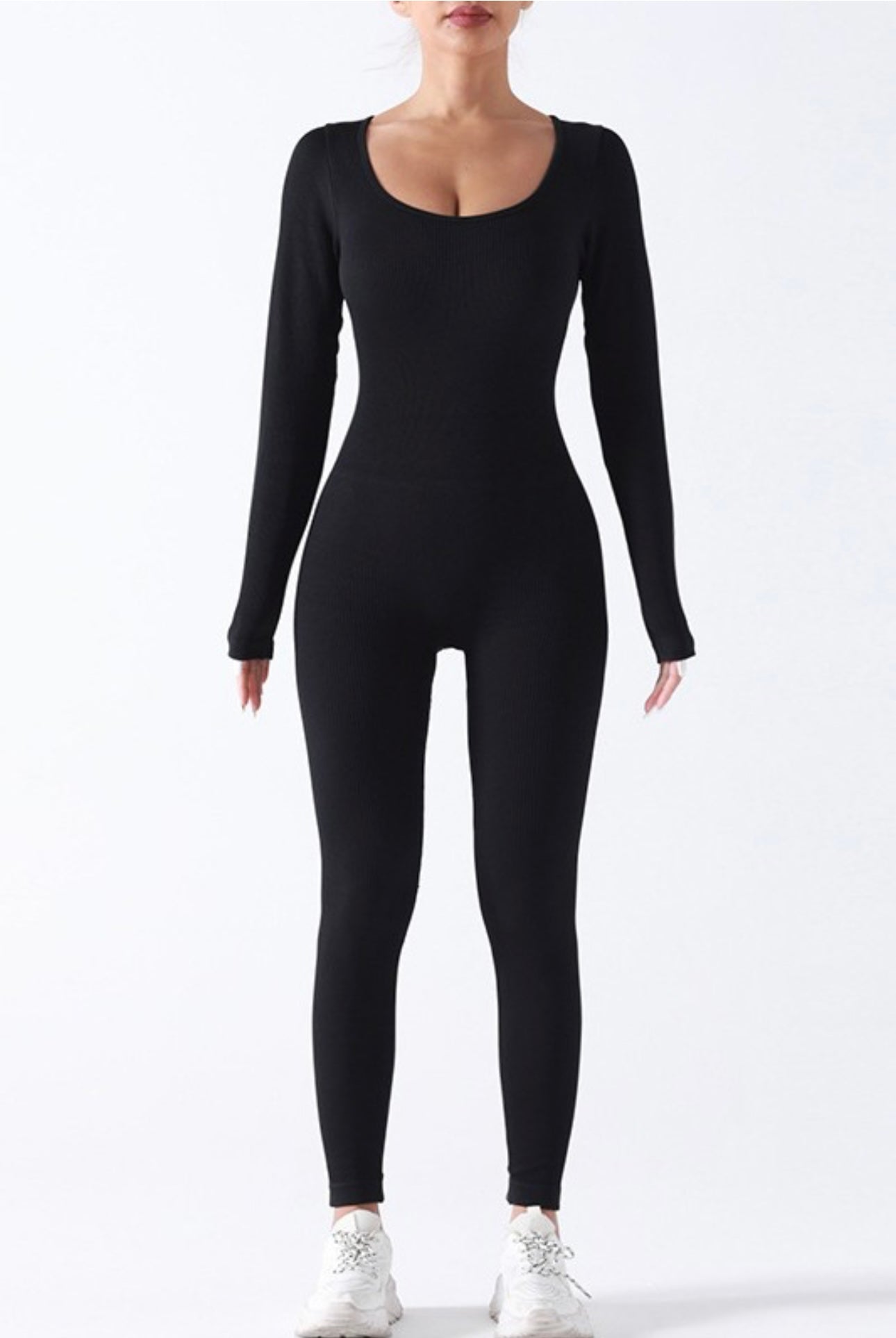 Black Sculpted Essential Bodysuit