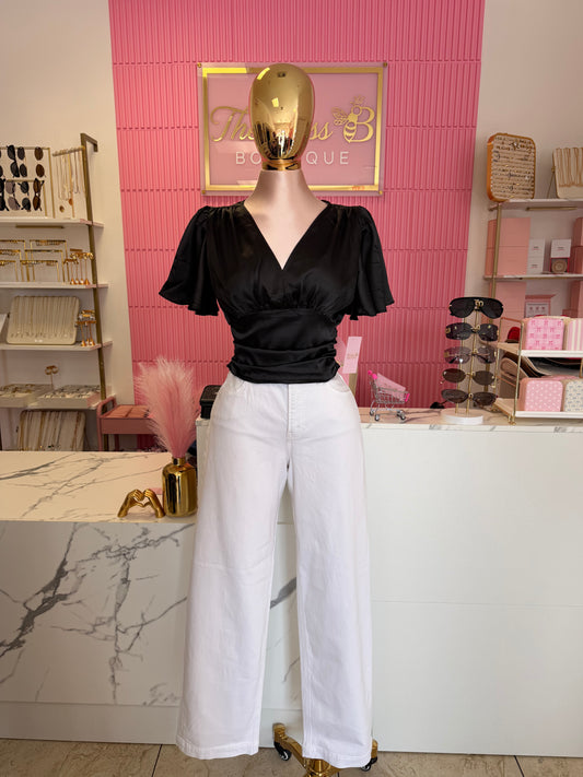 Satin Soirée Top