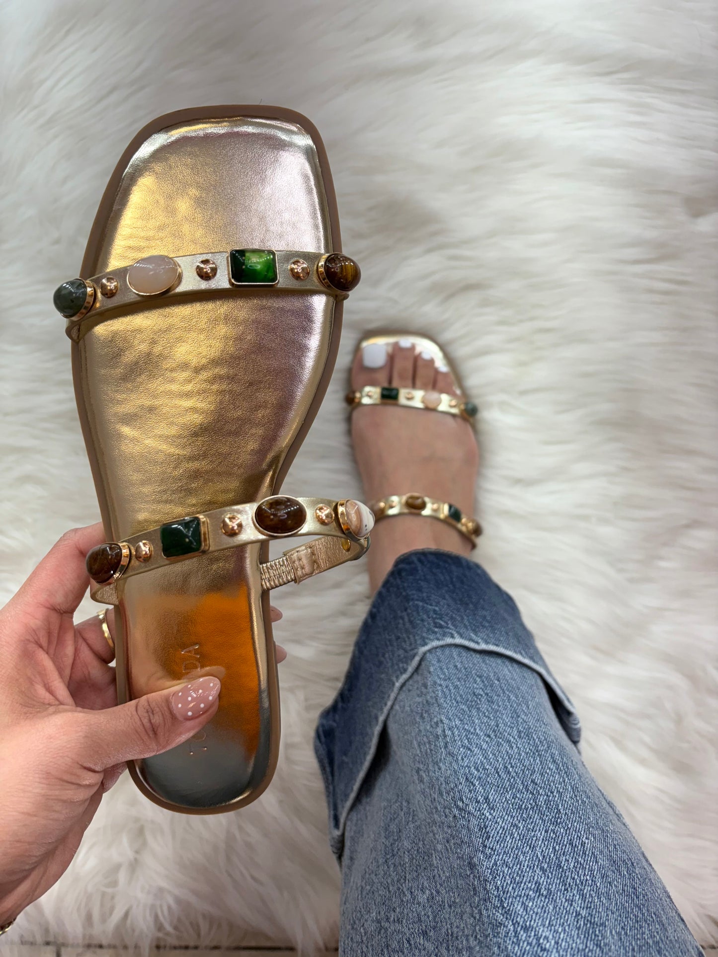 Gelato Jewel Sandal Gold