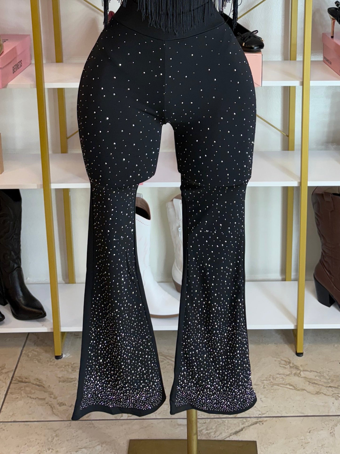 Midnight Sparkle Bell Bottoms