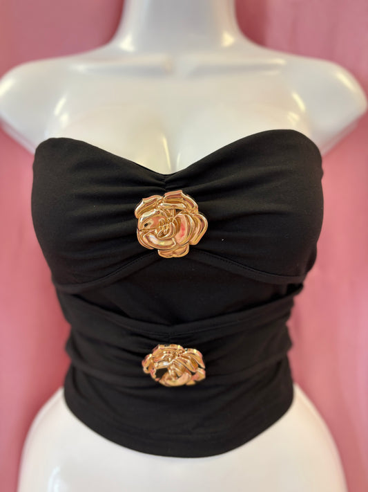 Midnight bloom top