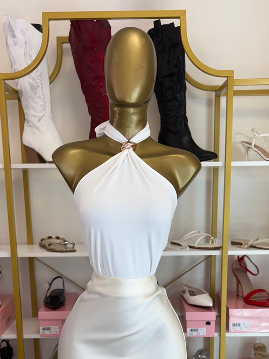 Luxe Loop Halter Top