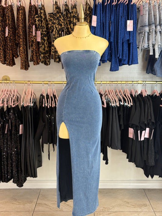 Denim dress