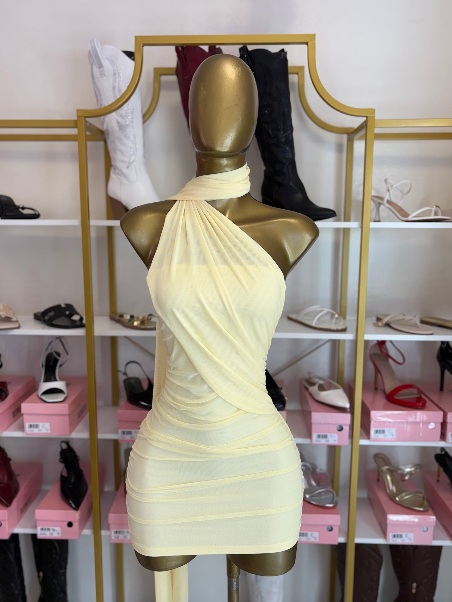 Heavenly Drape Mini - Butter Yellow