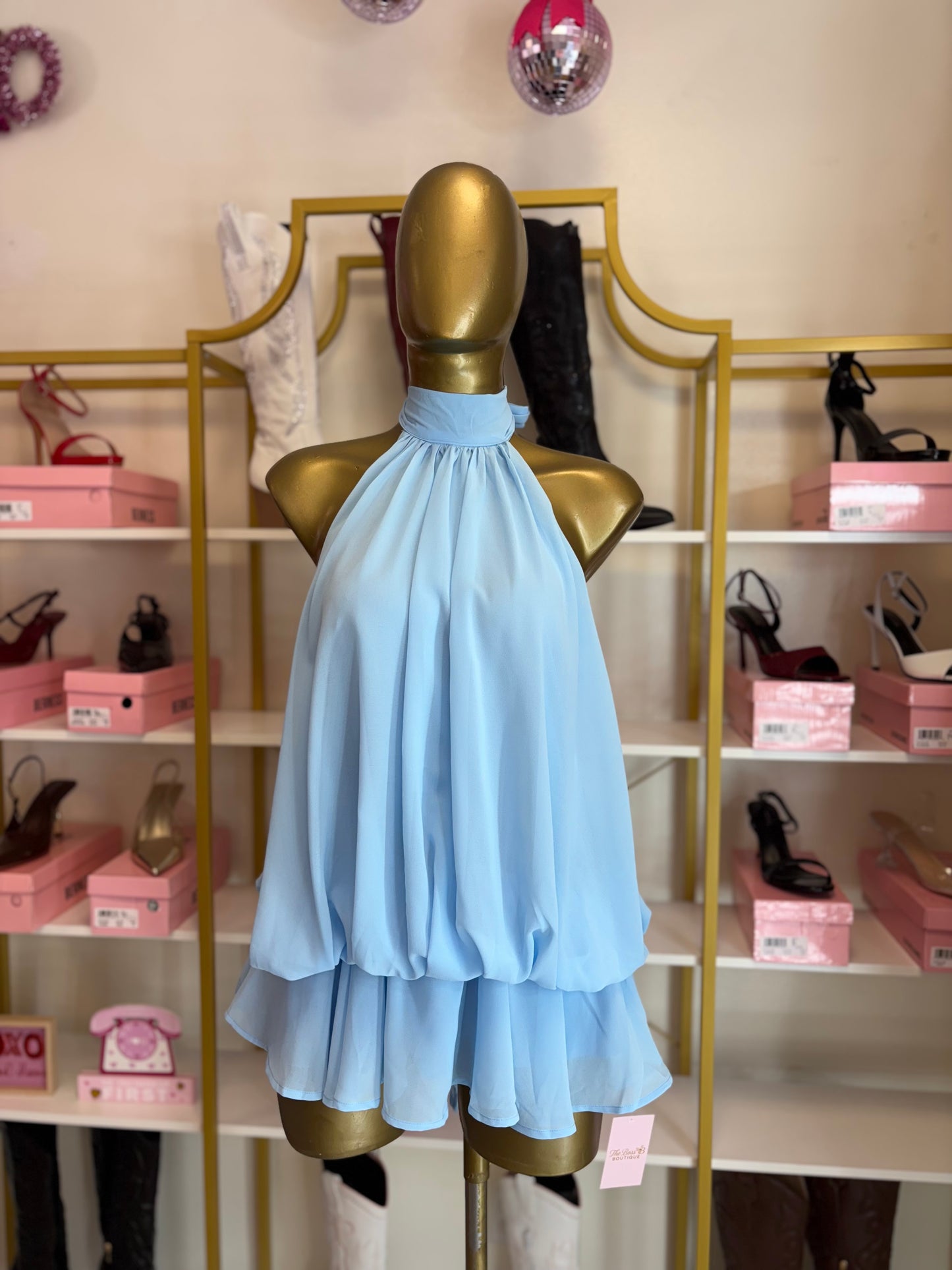 Bluebell Breeze Mini Dress