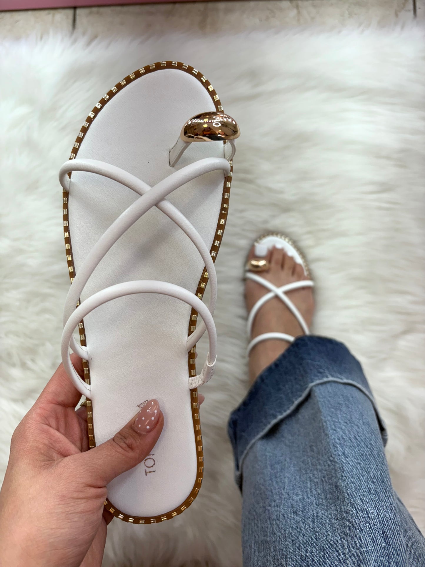 Mick Blanc Sandal