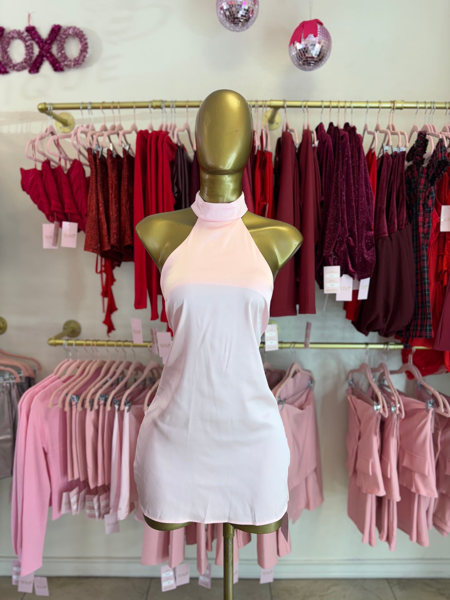 Cupid’s Whisper Dress – Blush