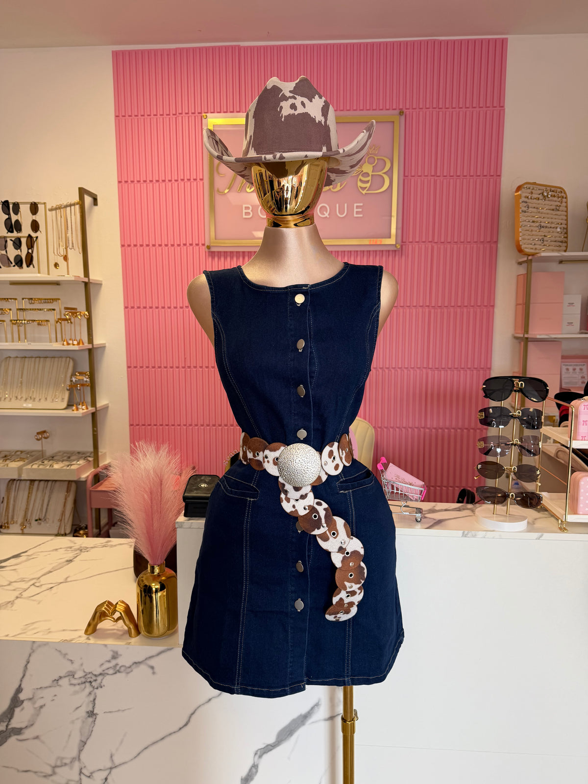Western Blues Denim Dress