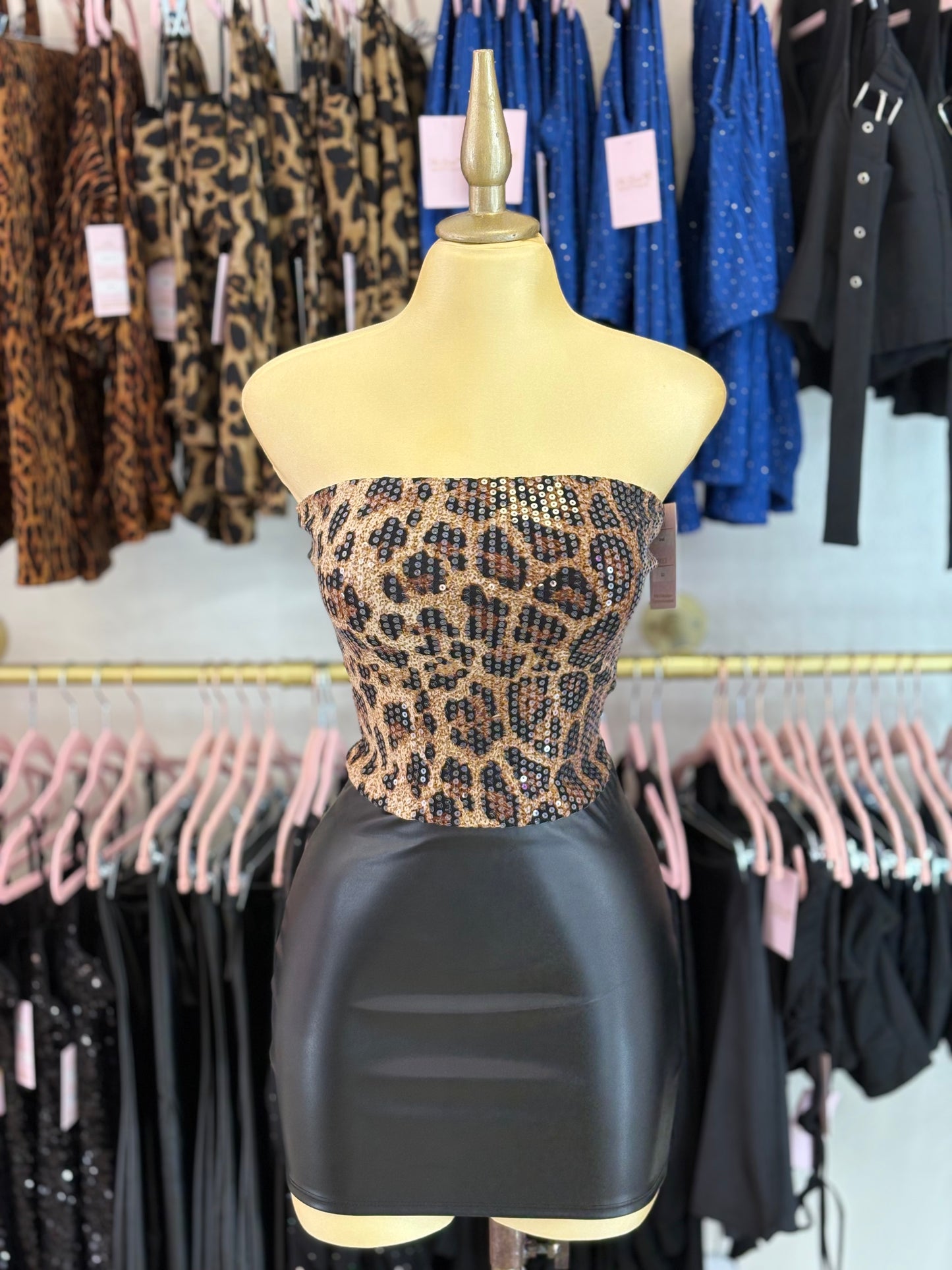 Cheetah print top