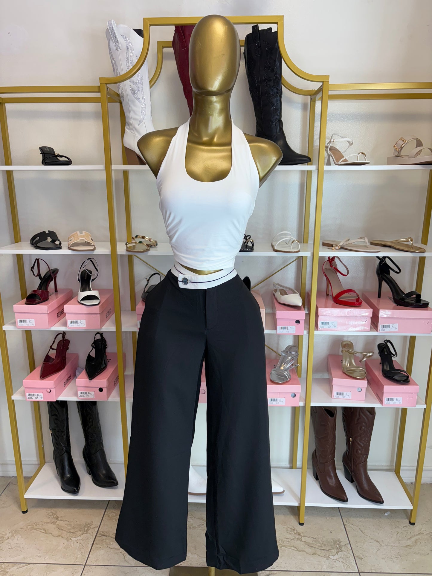 The City Chic Trousers - Black