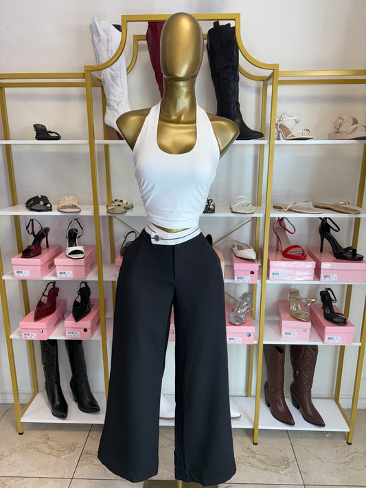 The City Chic Trousers - Black