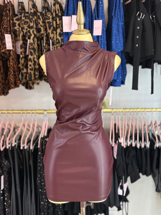 Wine Aura Dress