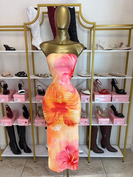 Sunset Hibiscus Maxi