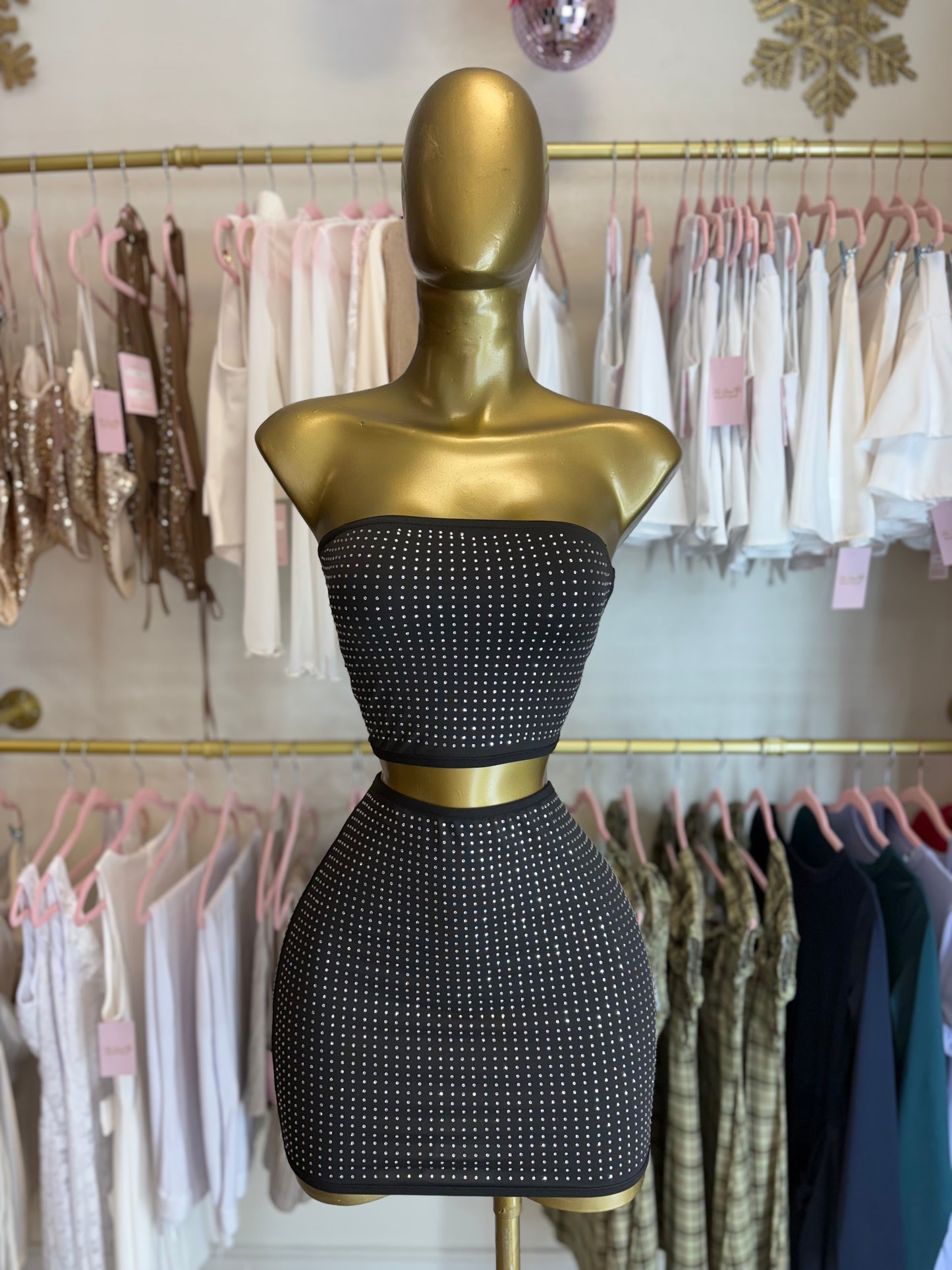 Rhinestone 2 piece set