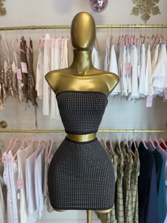Rhinestone 2 piece set