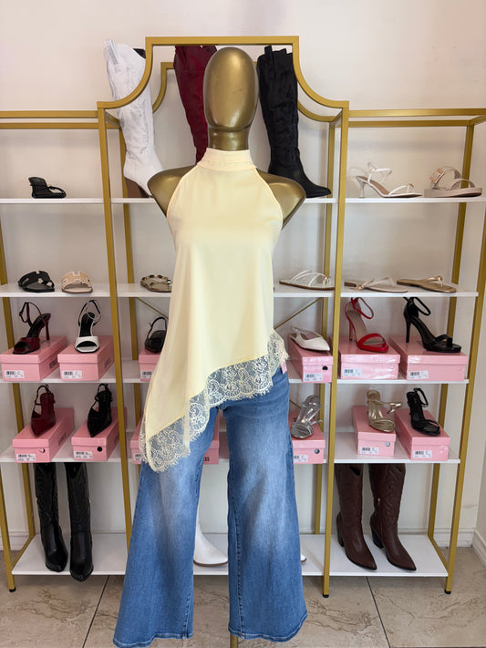 Vanilla Lace Whisper Top