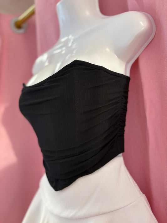 Black corset top