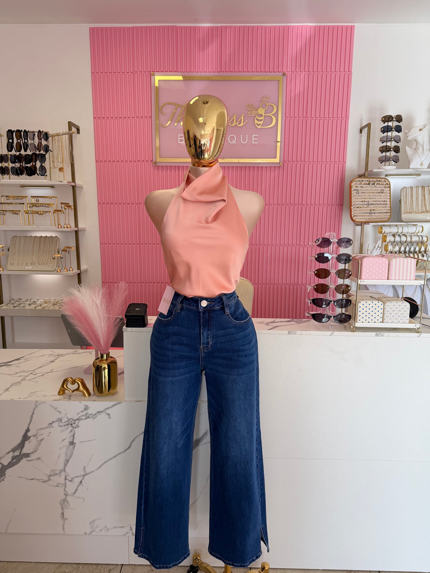 The Monaco Top- Blush