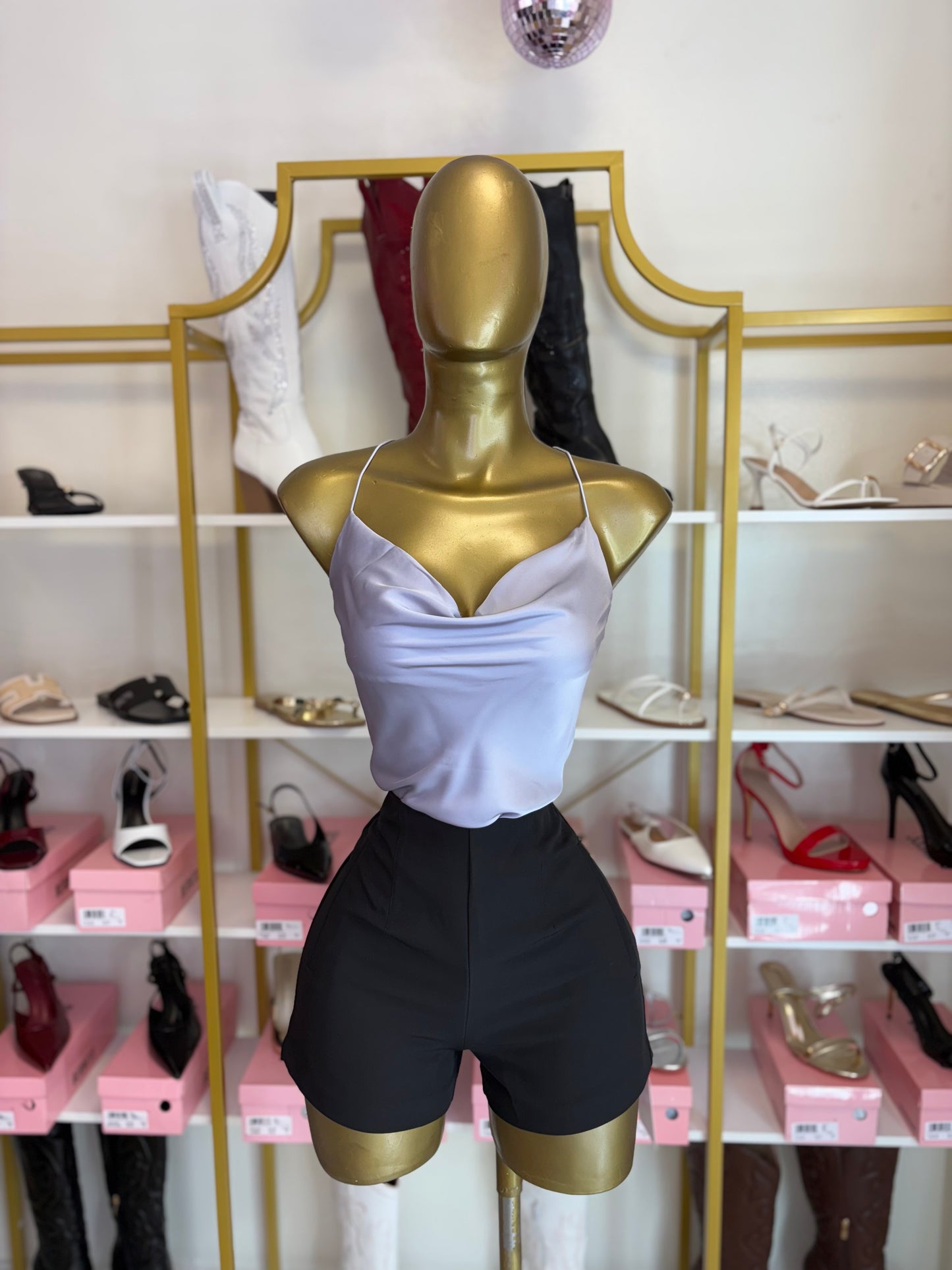 Luxe Satin Cami - Lilac