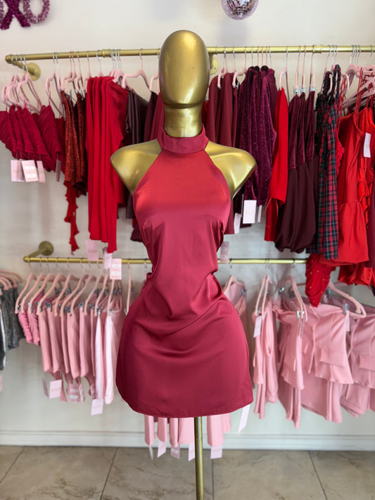 Cupid’s Whisper Dress – Red