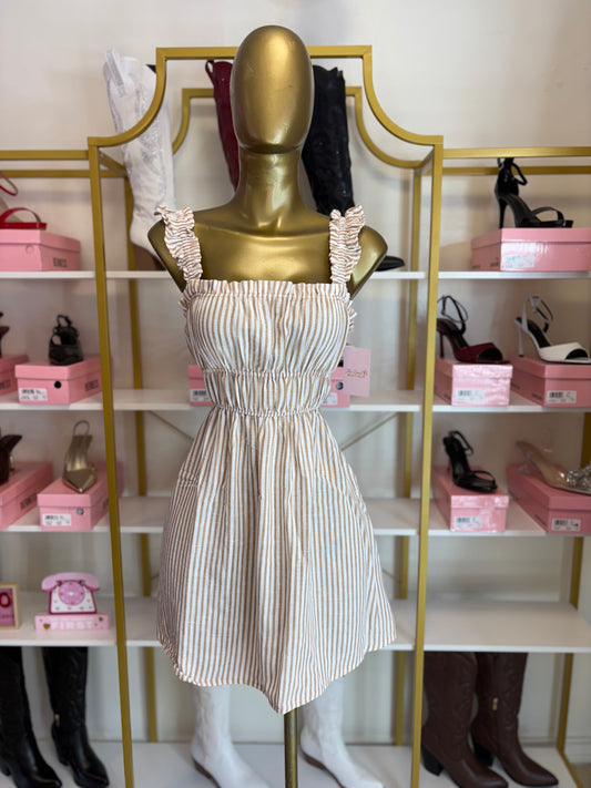 Honey Stripe Sundress