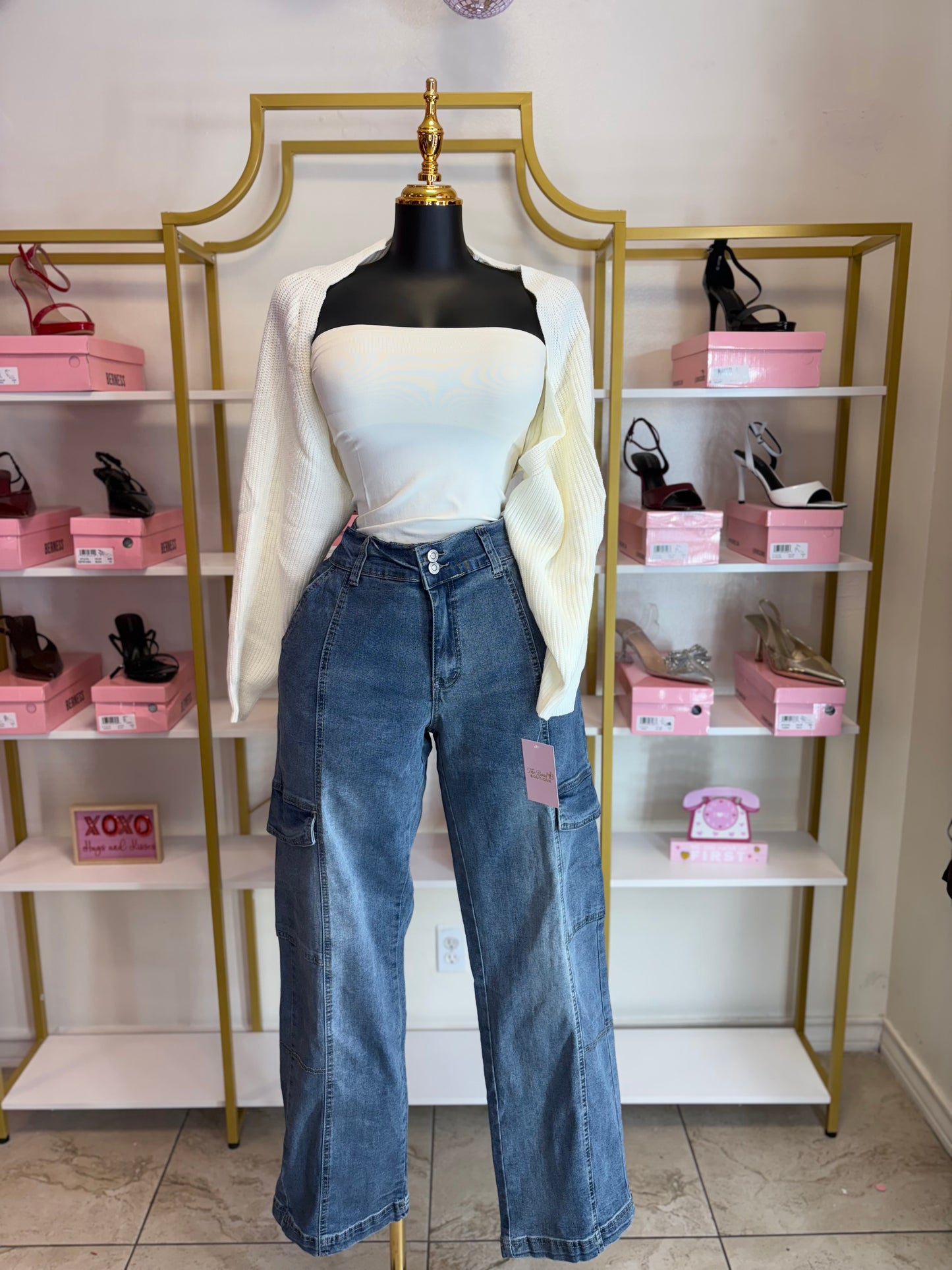 Beige bolero - plus size