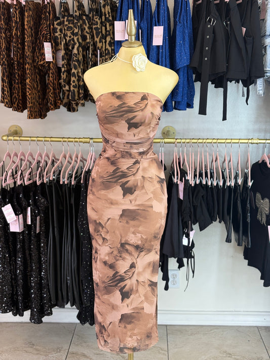 Mocha muse dress
