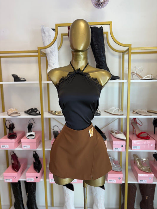 Golden Touch Skort - Brown