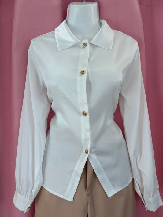 Golden bloom blouse
