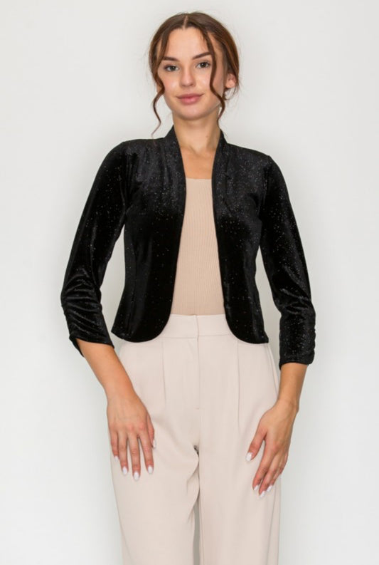 Black sparkly blazer