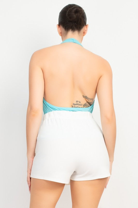 Sky blue top